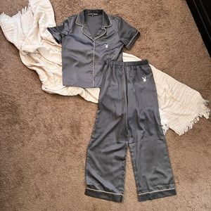 Playboy Satin PJ Set